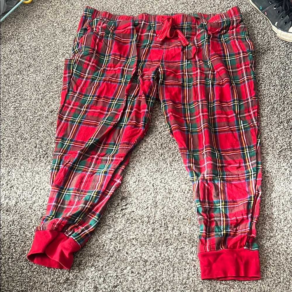 Red Plaid  Bottoms